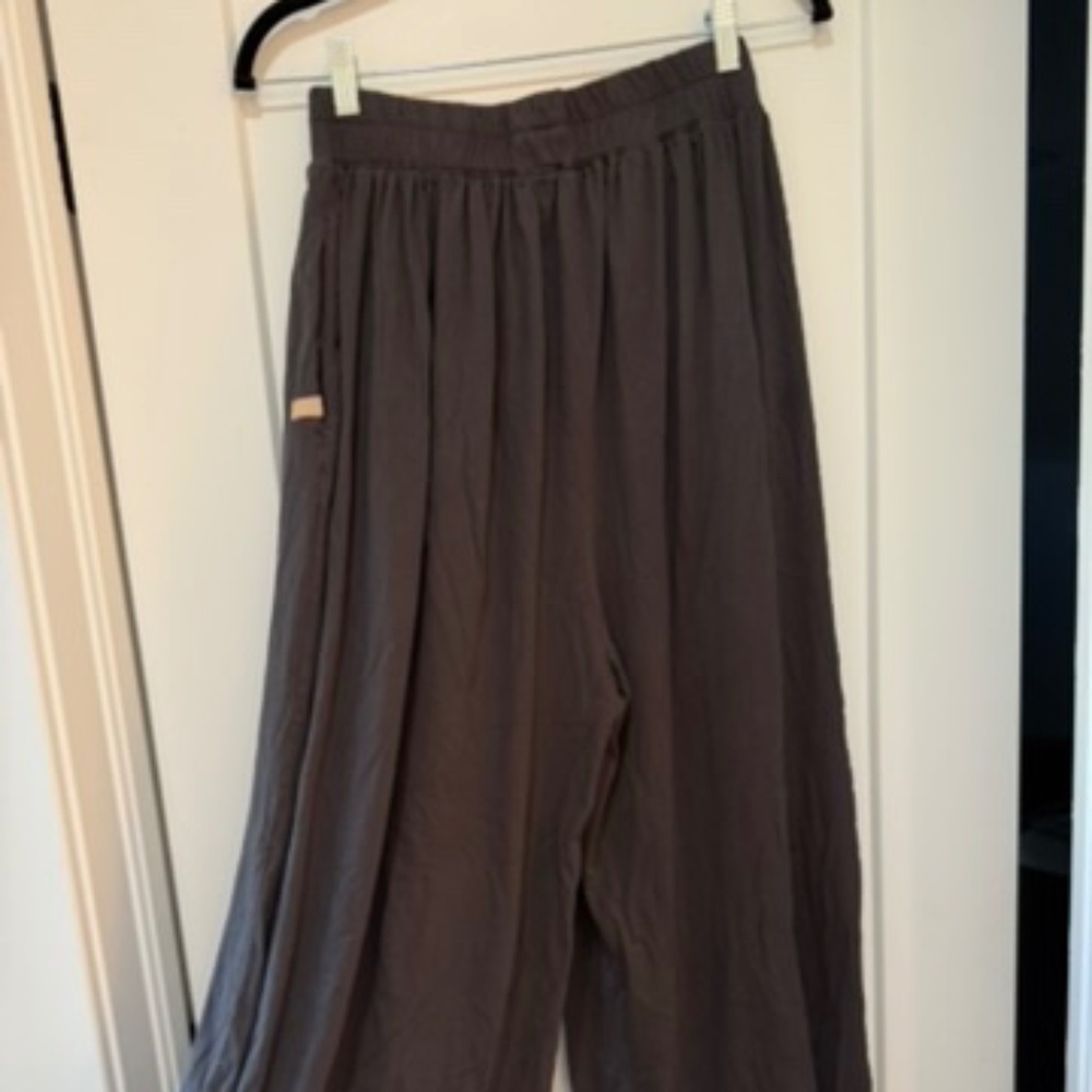 Lunya Grey Cotton Pants